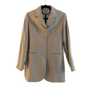 Elements exclusively Spiegel wool beige blazer size 2